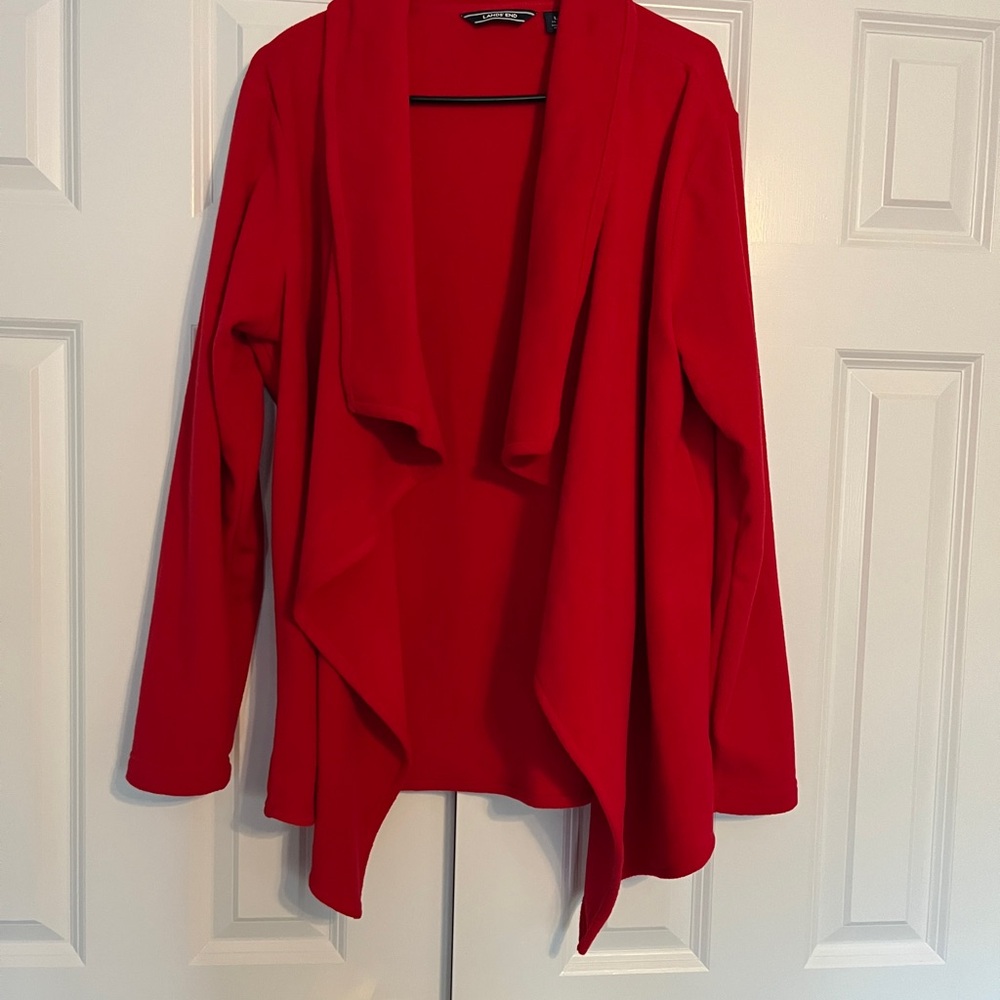 NWT- Red Fleece Jacket Size L